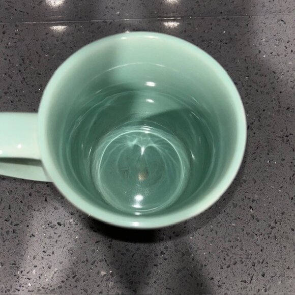 Novelty Cactus Coffee Mug 16 oz DON'T BE A PRICK White Gloss Gold Mint Green - Picture 3 of 4